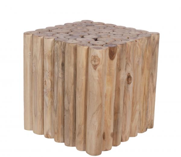 Teakhocker viereckige